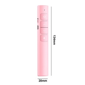 SunshineFace Wireless Presenter Remote Presentation Clicker Slide Advancer with Red Light for Laptop Computer