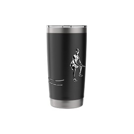 Dynamic Fitness Battle Ropes Workout Illustration Stainless Steel Insulated Tumbler