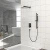 12 Inch Wall Mounted Square Shower System with Adjustable Slide