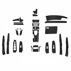 FZJDSD 29pcs Carbon Fiber Style Decor Interior Kit Center Console Door Window Control Panel Cover Molded Door Lock Switch Trim Compatible with Honda Accord 2008 2009 2010 2011 2012