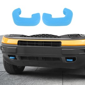 RT-TCZ Tow Hook Covers - Bumper Tow Hook Rubber Protector Exterior Accessories for Ford Bronco Sport 2021-2025 (Light Blue)