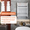 Set of 3 Radiator Mounting Brackets, Bathroom Radiator Towel Holder,