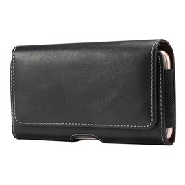 DFV mobile - Holster Horizontal Leather with Belt Loop New für Lenovo Legion Duel 2 (2021) - Black