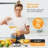 LEBENLANG Electric Citrus juicer - 2 cones & BPA-free I