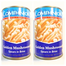 Companion Golden Mushrooms Spears In Brine 15 Oz(2 Pack)金針菇