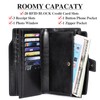 SENDEFN Women's Long Wallet, Bi-fold Wallet, Genuine Leather, Large Capacity,