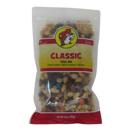Buc-ee's Classic Trail Mix in a Resealable Bag, Peanuts, Raisins, Chocolate, Almonds, Cashews, One 10 Ounce Bag