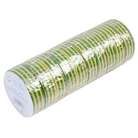 Isolierband GRN/YEL 19 mm x 20 m, 10 Stück | Elektroisolierband, 10 x Menge – AIT1920G/Y