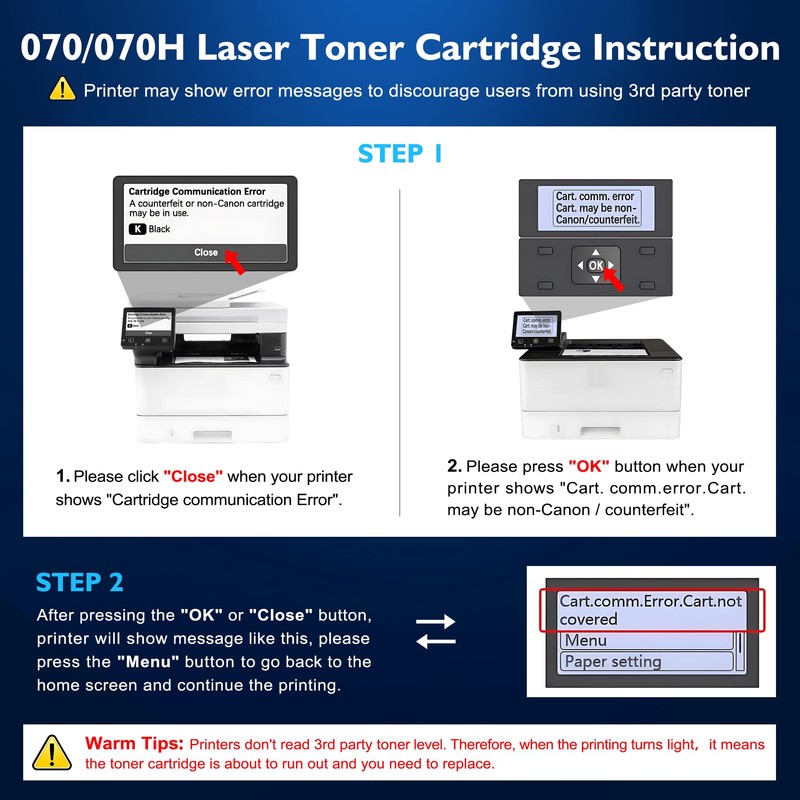 Meagiis 070H 070 High Capacity Toner Cartridge Replacement for Canon