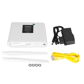 4G WiFi Router 150Mbps Standard SIM Card Slot 20 Devices Supported LCD Display Mobile WiFi Hotspot for Europe Asia 100‑240V EU Plug
