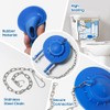 Peakloong Universal Toilet Flapper Replacement Kit 1SET 2 Inch Toilet