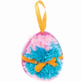 Baker Ross FC489 Easter Egg Pom Craft Kit for Children, Assorted