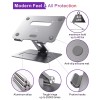 brocoon Adjustable MacBook Stand for Desk, Ergonomic Aluminum Laptop Riser