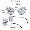 [nanala] Nanara Polygonal Metal Frame Sunglasses, Stylish, Kamakura Design, TY3551