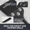 CSOOM 4 Inch & 5 Inch Wide SDS-Plus Floor Scraper