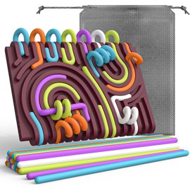 3D Sensory Fidget Toys for Kids Toddler Boys,Double-Sided Design Sensory Activity Board for Stress Anxiety Autistic ADHD, Calm Down Travel Airplane Essentials Toys for 4+ Year Old