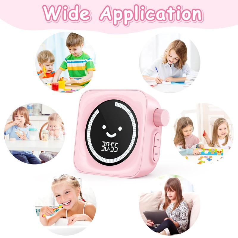 Visual Timer for Kids, 99 Minute Digital Cute Kids Visual