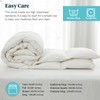 Ltinhome Feathers & Down Comforter, Organic Duvet Insert, 100% Cotton