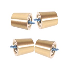 OSALADI 4 Pack Small Conical Copper Craft Lamp Base Foot Pad Stable Easy Install Suitable for Table Lamps