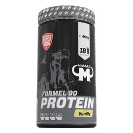 Mammut Nutrition Mammut Nutrition Formel 90 Proteinpulver Vanille – 460g – 4-Komponenten Whey Protein Pulver mit Sojaproteinisolat, Milchprotein, Eiprotein & Vitamin B6