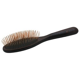 Chris Christensen Dog Brush, 27 mm Oval Pin Brush, Fusion Series, Groom Like a Professional, Brass Pins, 100% Static Free, Ground and Polished Tips