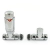 Realm Thermostatic Radiator Valve Set - Chrome Radiator Valves inc.