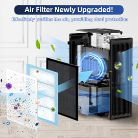 Dehumidifier, 98 OZ Dehumidifiers for Basement (1000sq.ft), Dehumidifier for Home with Washable Air Filter, Dehumidifiers for Bathroom Bedroom, Auto Shut Off and Timer Setting, Drain Hose, Withe