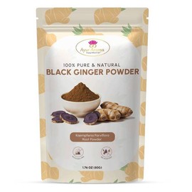 미국 파비플로라 흑생강 블랙 진저 끄라이차이담 순수 분말 파우더 50g USA Fabiflora Black Ginger Khlabchai Pure Powder 50g