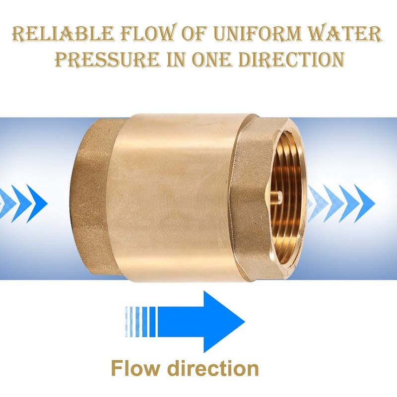 2 Inch Brass Check Valve with Female Thread, DN50 Backflow