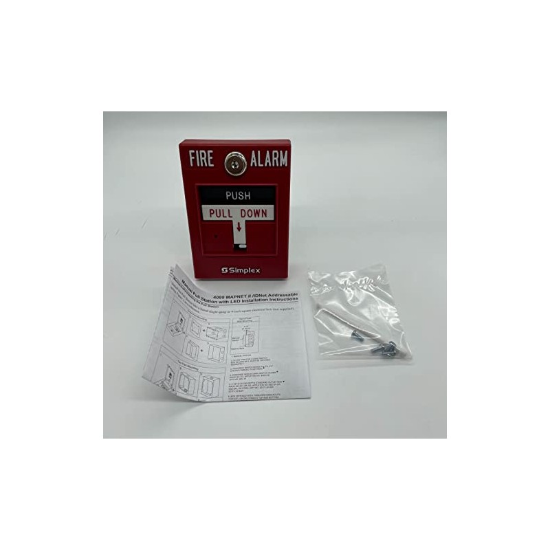 Simplex 4099-9006 Double Action, Push Pull Down Station, No Key