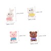 SUPVOX 8Pcs Cute Animal Figurines for Desktop Decoration Adorable Miniature
