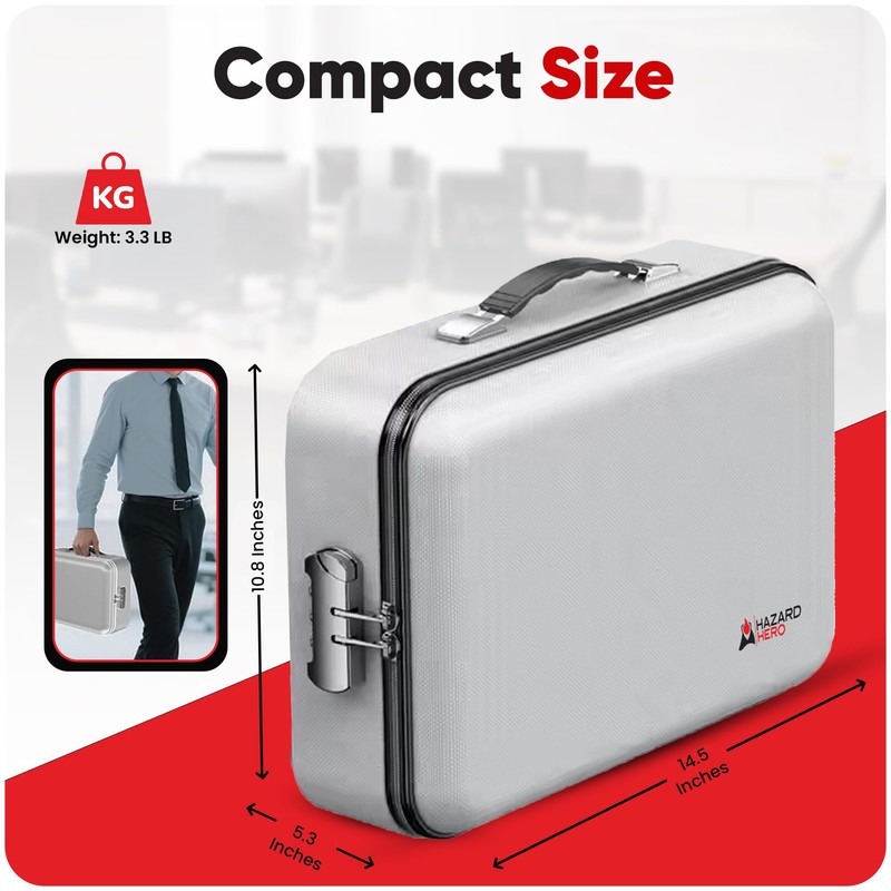 Fireproof Document Bag, 12 Multi Layer Important Document Organizer, Fireproof