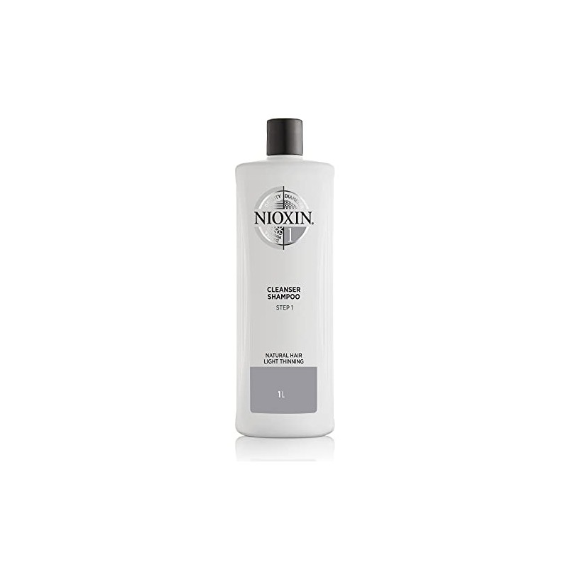 Nioxin Shampoo anticaida, cabello natural, 1000 ml