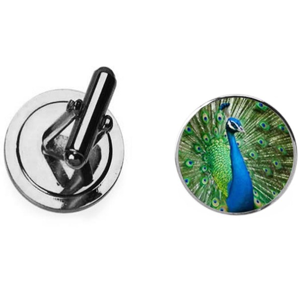 Peacock Bird codesd9 Dome Cufflinks Groom dad Wedding Jewellery boxed