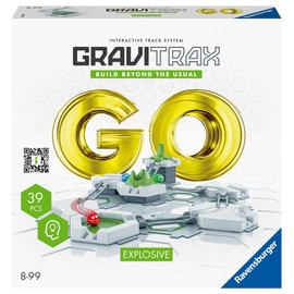 Ravensburger GraviTrax GO Explosive. Can be combined with all GraviTrax product lines, starter sets, extensions & elements, construction toys from 8 years