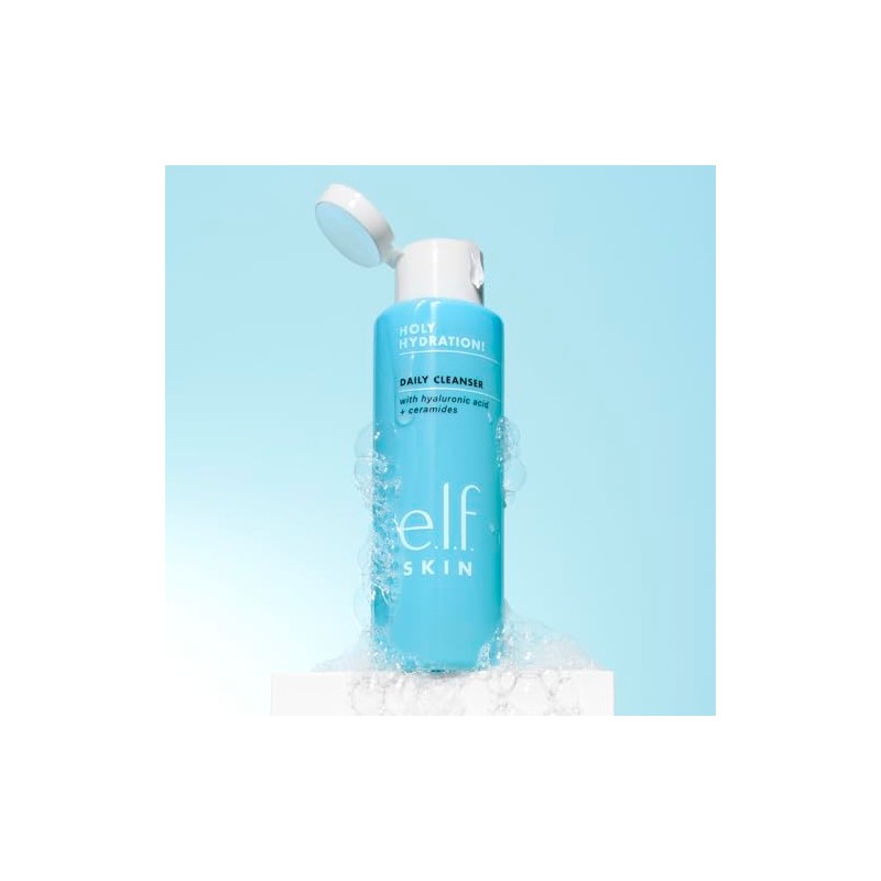 e.l.f. e.l.f, Holy Hydration Daily Cleanser, Wash away Excess Oil,
