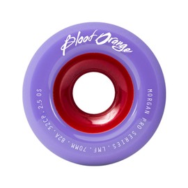 Blood Orange Morgan 70mm Longboard Wheel for Sliding, Surfskate, Cruising, Electric Skateboard, Freeride, LDP. (82a - Lavender)
