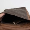 Men's Kimono Kato Shoten Shoulder Bag, Persimmon Shibuzome Inden Pattern,