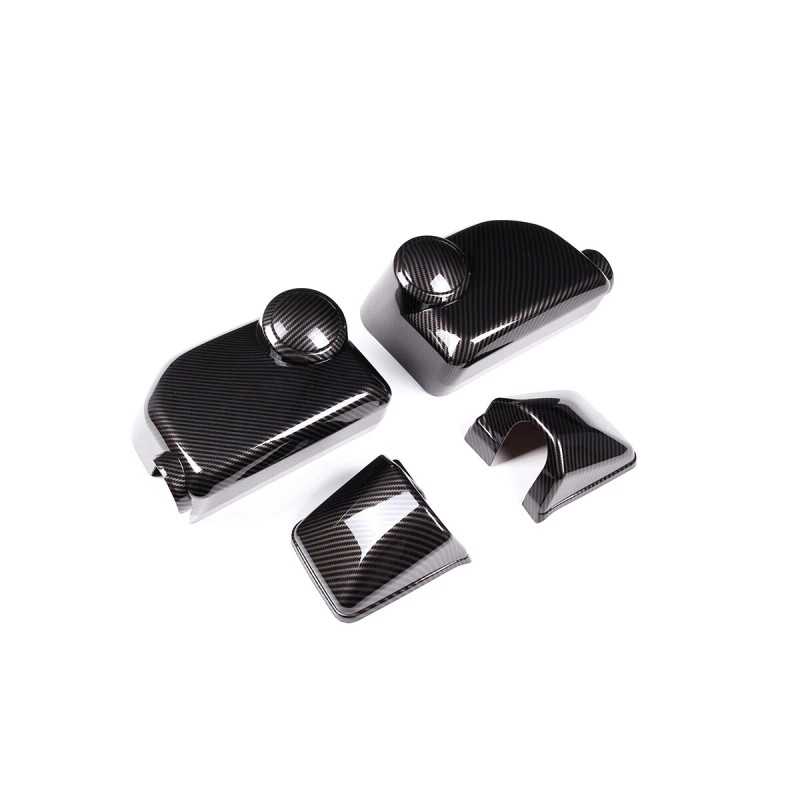 momocar Carbon Fiber Car Side Rearview Mirror Cover Trim Fit