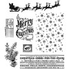 Stampers Anonymous Tim Holtz Cling Rubber Stamp Set, Christmas Nostalgia,