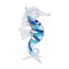 Beachcombers Glass Seahorse With Blue Swirl Multi