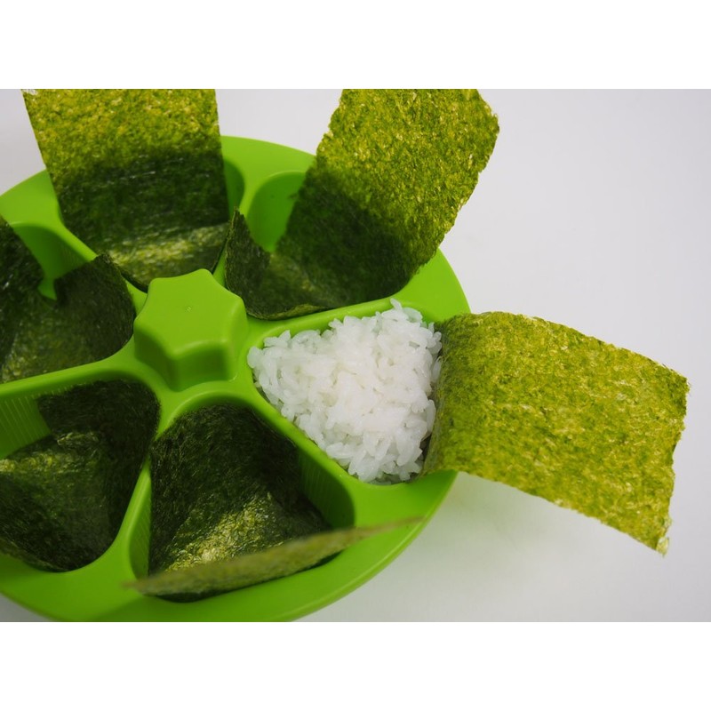 富士パックス販売(Fujipacks Hanbai) Madre (マドーレ) おにぎり型 「ライスボールメーカー 6」 FP-306 グリーン