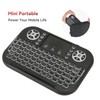 2.4GHz Mini Wireless Bluetooth Keyboard with Touchpad Backlit Portable Keyboard