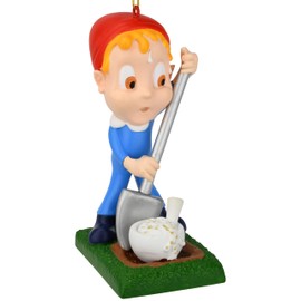 Tree Buddees Cereal Killers Ornaments Funny Cereal Mascot Parody Collect All 3 - Snapped, Cracked and Popped Comedic Christmas Ornament (Cracked)