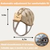 Adjustable Infant Head Protector 6-48 Months, Soft Infant Safety Helmet，Baby