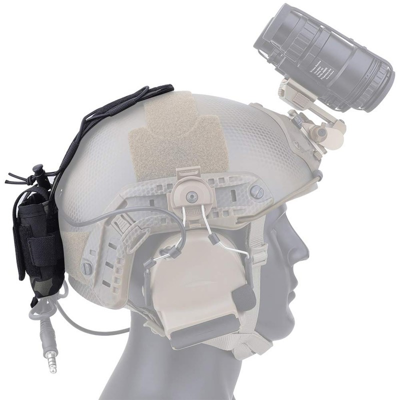 KRYDEX Tactical Helmet Pouch Battery Box Counterweight Pouch Remote Battery