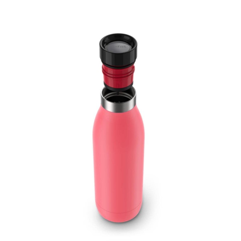 TEFAL BLUDROP Water Bottle, Reusable Stainless Steel Bottle, Hot and
