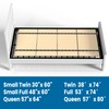 BBX-G Heavy Duty Thick Folding Box Spring, Mattress Supporting Wood