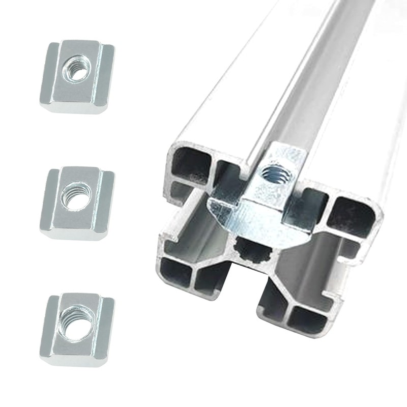 120 PCS T Sliding Square Guiding Nuts for 2020 Series