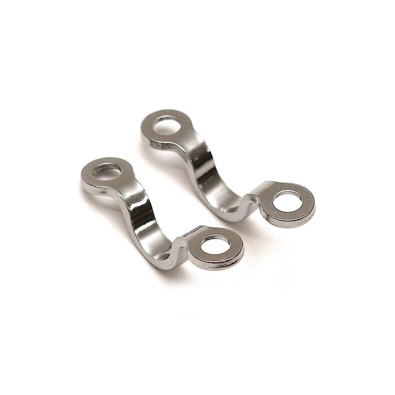 Footman Loops 7165900 | Stainless Steel 1 3/4 x 1/2